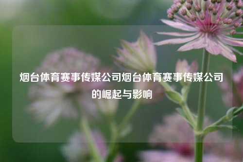 烟台体育赛事传媒公司烟台体育赛事传媒公司的崛起与影响