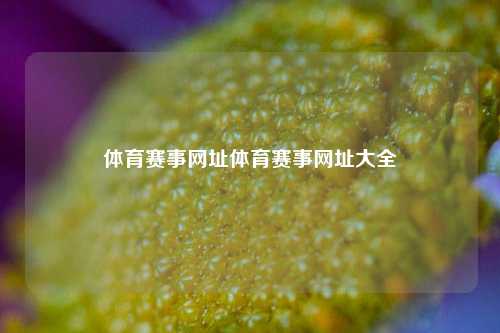 体育赛事网址体育赛事网址大全
