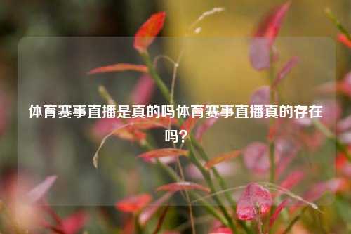 体育赛事直播是真的吗体育赛事直播真的存在吗？